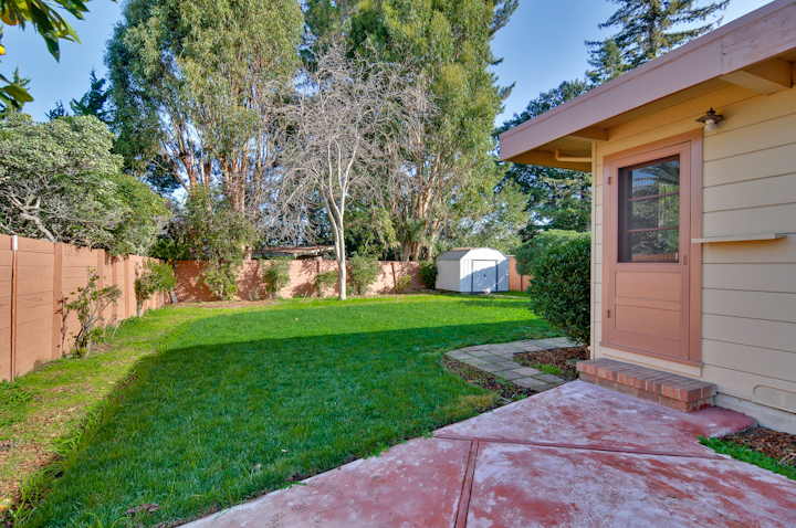 Back Yard picture - 4235 Ruthelma Ave, Palo Alto 94306
