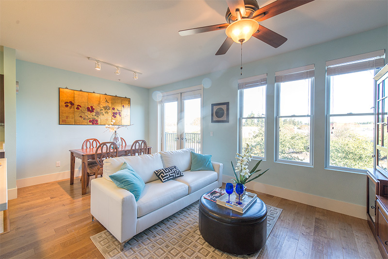 Living Room picture - 893 Altaire Walk, Unit 102, Palo Alto 94303