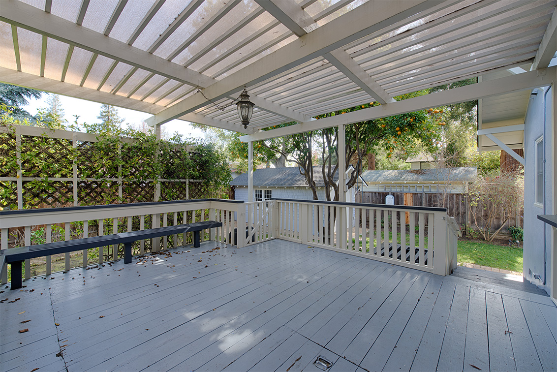 Deck picture - 229 Byron St, Palo Alto 94301