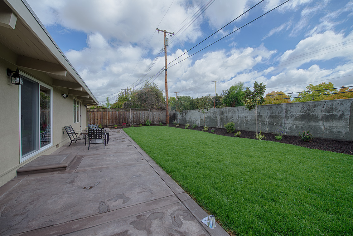 Backyard (B) Picture - 3851 Nathan Way, Palo Alto 94303 Backyard (B) picture - 3851 Nathan Way, Palo Alto 94303