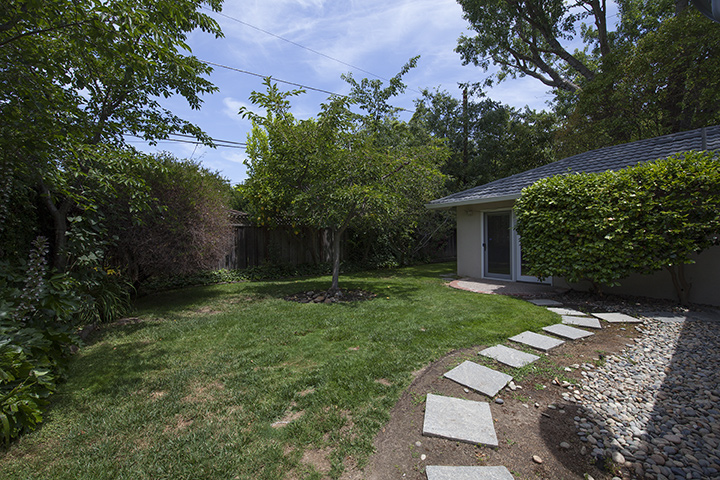 Backyard (A) picture - 554 Hilbar Ln, Palo Alto 94303