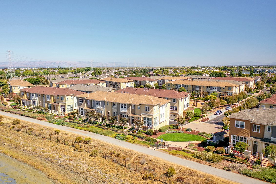Aerial (E) picture - 37 Bremerton Cir, Redwood Shores 94065