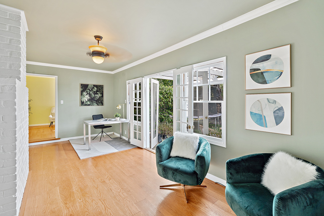 Family Room (A) Picture - 4221 Wilkie Way, Palo Alto 94306 Family Room (A) picture - 4221 Wilkie Way, Palo Alto 94306