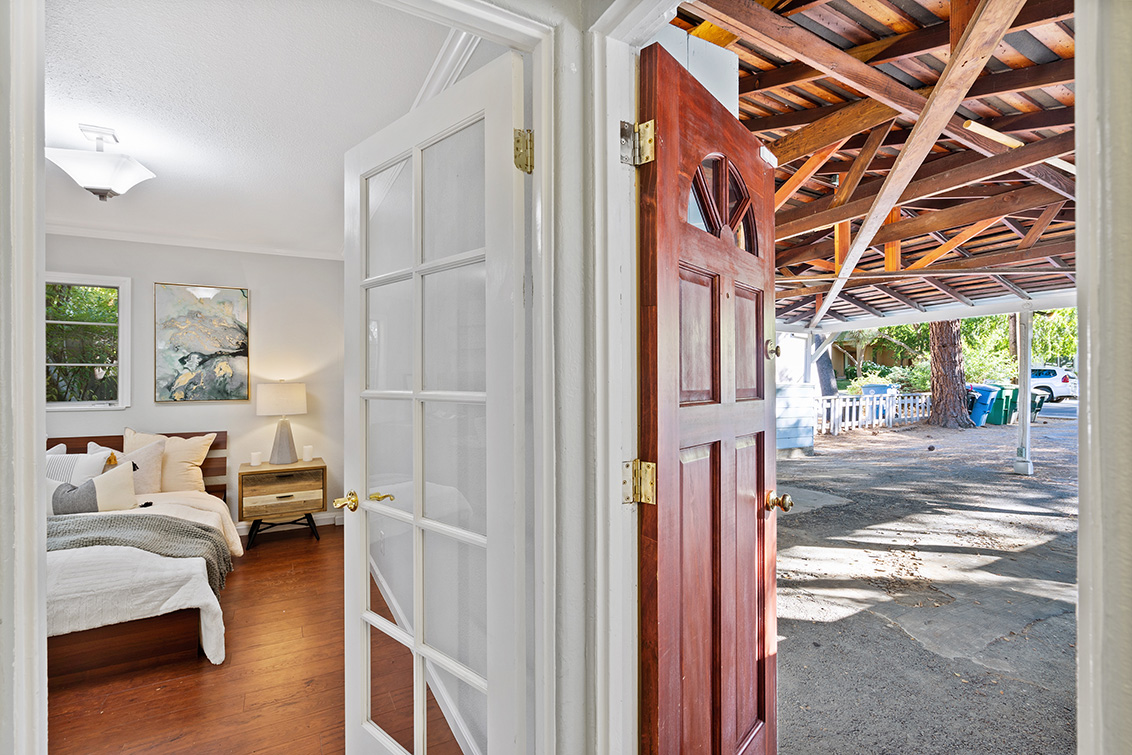 Secondary Entrance (A) Picture - 4221 Wilkie Way, Palo Alto 94306 Secondary Entrance (A) picture - 4221 Wilkie Way, Palo Alto 94306