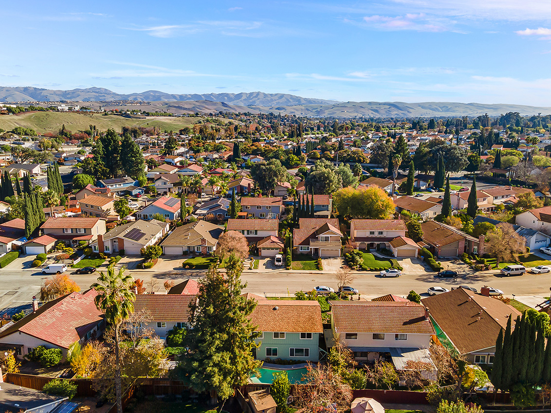 Aerial (C) picture - 4397 Stone Canyon Dr, San Jose 95136