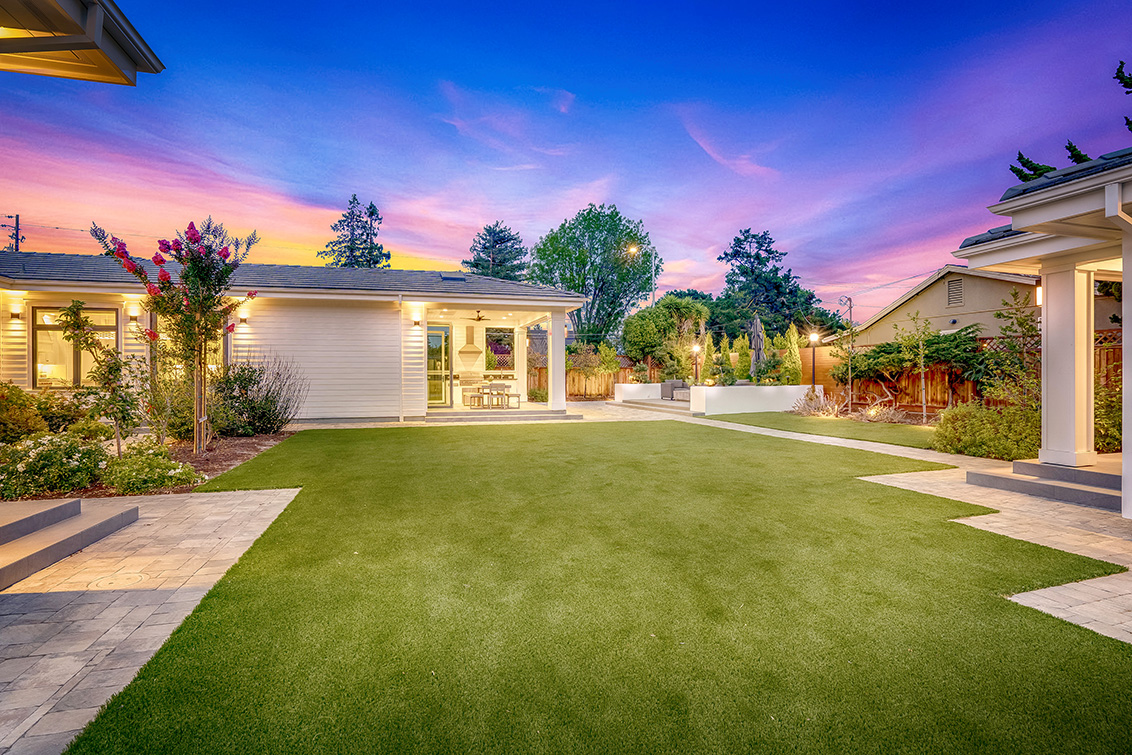 Backyard Twilight (C) Picture - 686 Spargur Dr, Los Altos 94022 Backyard Twilight (C) picture - 686 Spargur Dr, Los Altos 94022