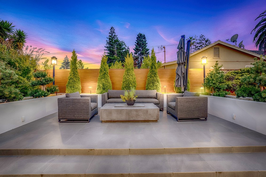 Patio Twilight (B) Picture - 686 Spargur Dr, Los Altos 94022 Patio Twilight (B) picture - 686 Spargur Dr, Los Altos 94022