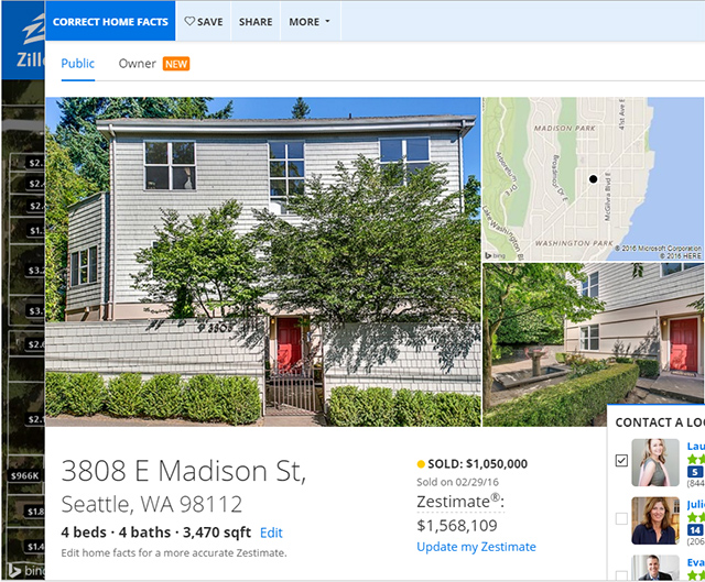 Zillow CEO Spencer Rascoff's home sale